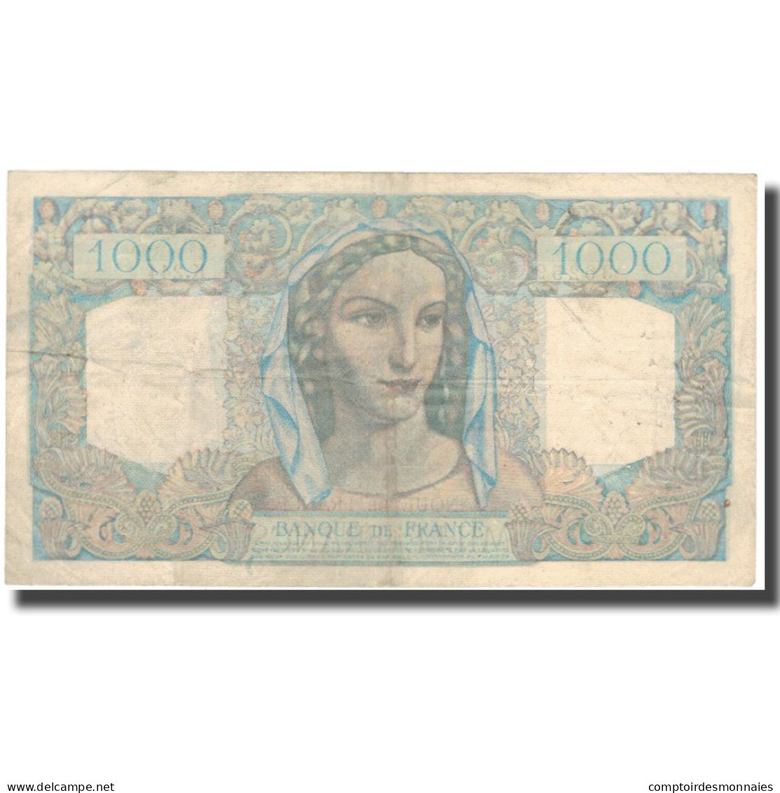 France, 1000 Francs, 1 000 F 1945-1950 ''Minerve Et Hercule'', 1946, 1946-04-25 - 1 000 F 1945-1950 ''Minerve Et Hercule''