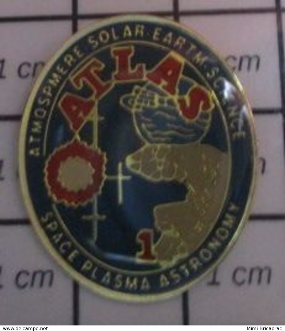 312B Pin's Pins / Beau Et Rare / ESPACE / ATLAS 1 MISSION SPACE PLASMA ASTRONOMY ATMOSPHERE SOLAR EARTH SCIENCE - Space
