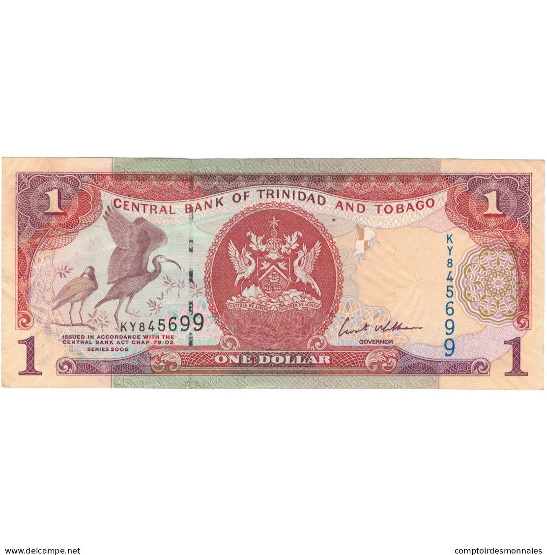 Billet, Trinité-et-Tobago, 1 Dollar, 2006, KM:36a, NEUF - Trinidad & Tobago