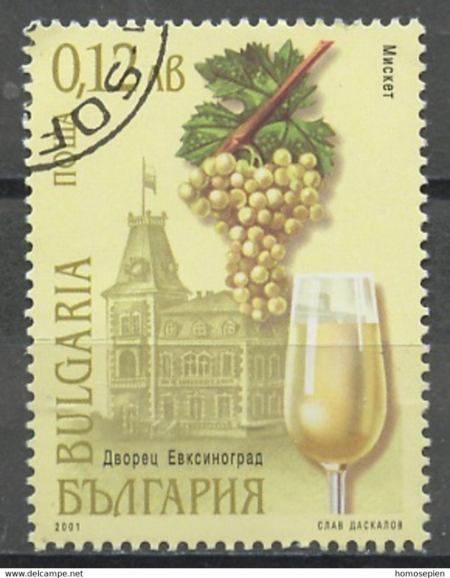 Bulgarie - Bulgarien - Bulgaria 2001 Y&Tn°3902 - Michel N°4505 (o) - 0,12l Muscat - Gebraucht