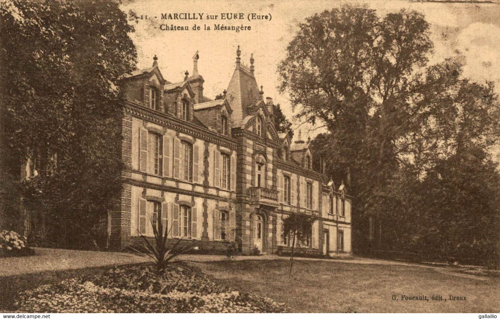 MARCILLY SUR EURE CHATEAU DE LA MESANGERE - Marcilly-sur-Eure