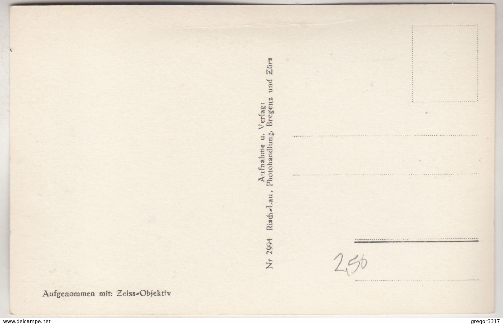 C4894) ZÜRS Am ARLBERG - M. Trittkopf - Vorarlberg - Wenige Häuser ALT - Zürs