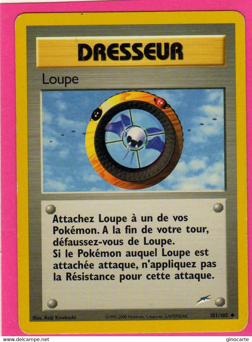 Carte Pokemon Francaise 1995 Wizards Neo Destiny 101/105 Loupe Bon Etat - Wizards