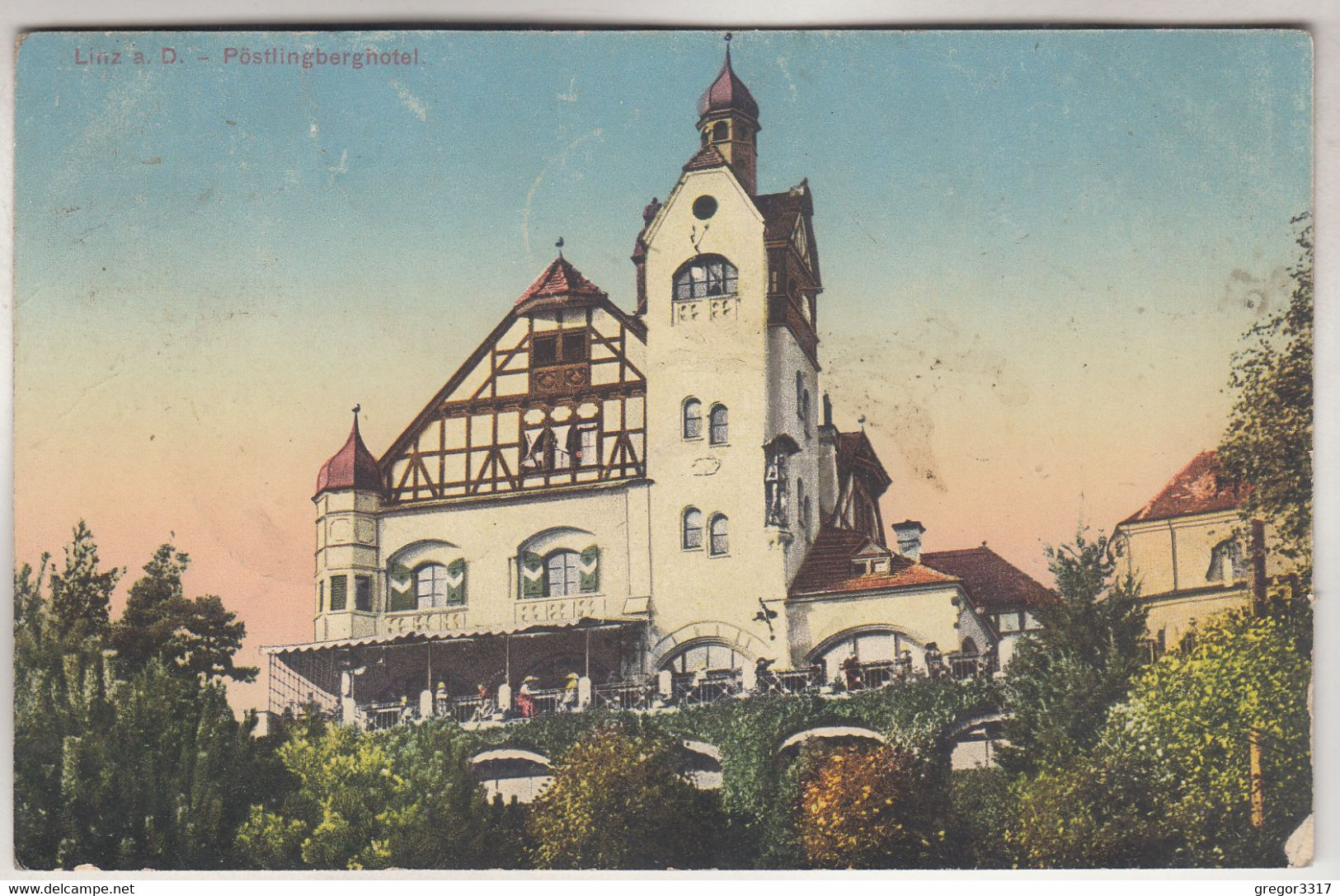 C4940) LINZ A. D. - PÖSTLINGBERGHOTEL - Sehr Alt ! 1919 - Linz Pöstlingberg