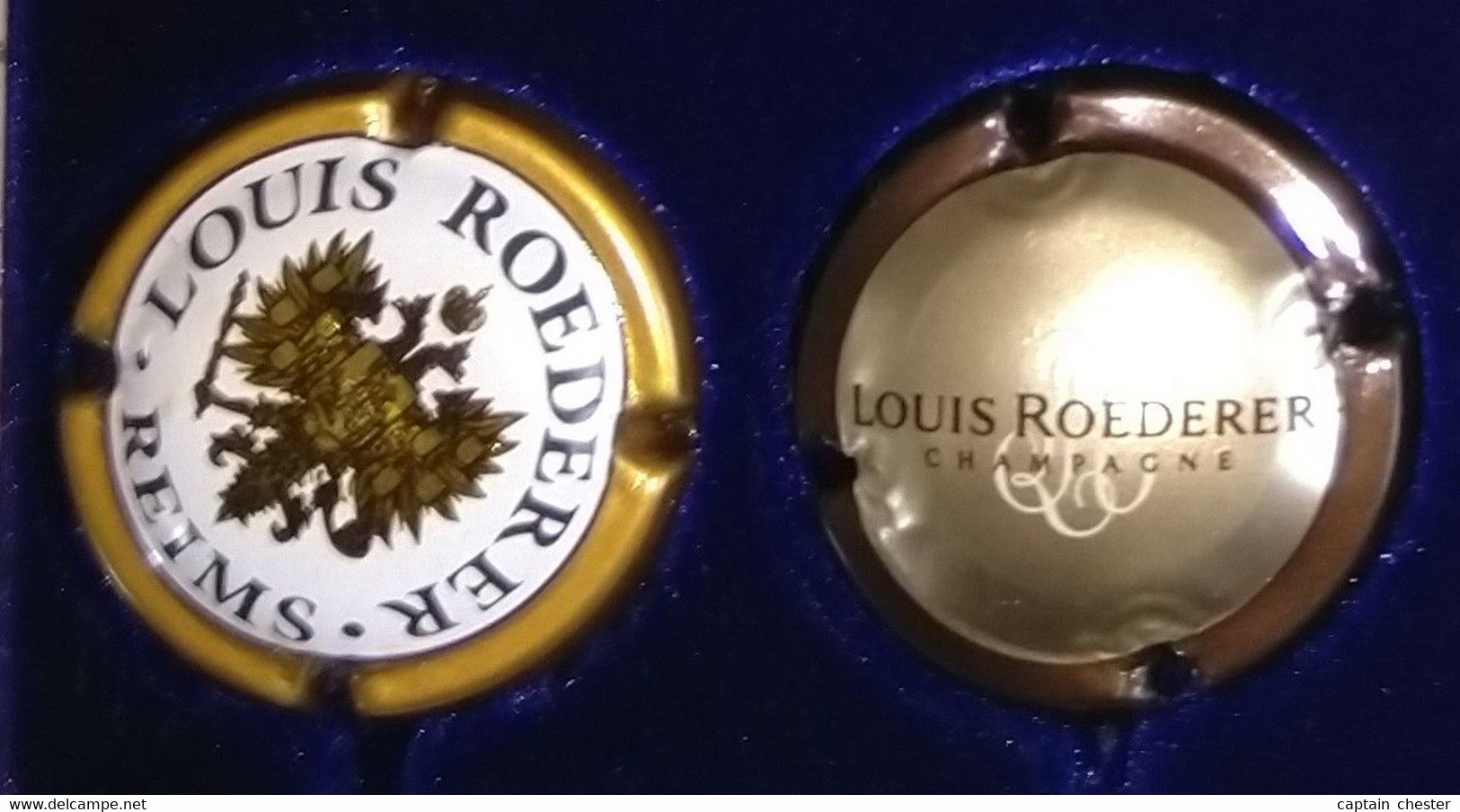 2 PLAQUES DE MUSELET DE CHAMPAGNE " LOUIS ROEDERER " - Roederer, Louis