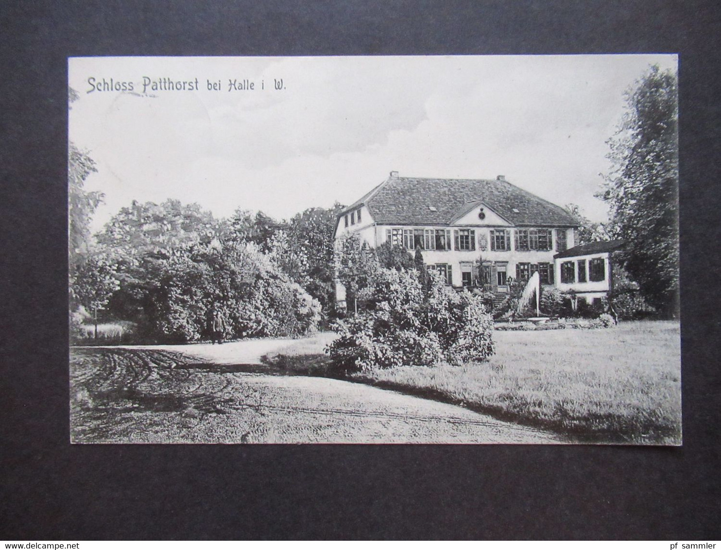 AK Um 1905 Schloss Patthorst Bei Halle In Westfalen Photogr. Baumann - Halle I. Westf.