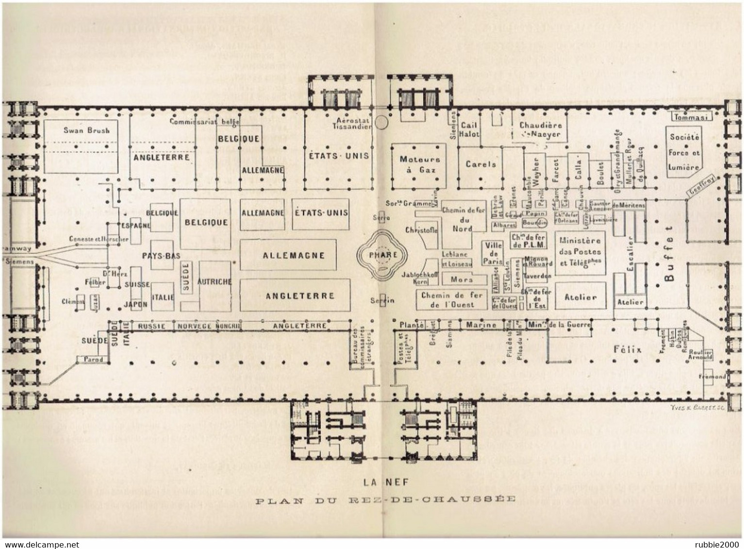 1878 EXPOSITION INTERNATIONALE D ELECTRICITE M. COCHERY MINISTRE DES POSTES ET DES TELEGRAPHES - Paris