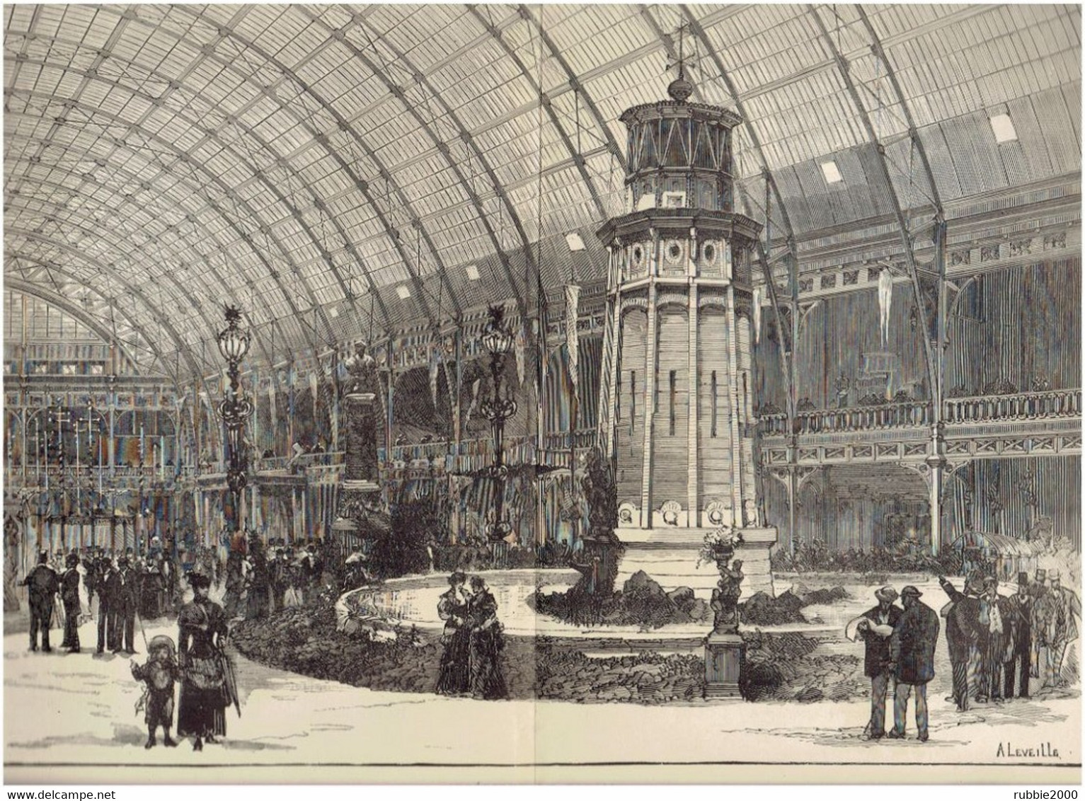 1878 EXPOSITION INTERNATIONALE D ELECTRICITE M. COCHERY MINISTRE DES POSTES ET DES TELEGRAPHES - Paris