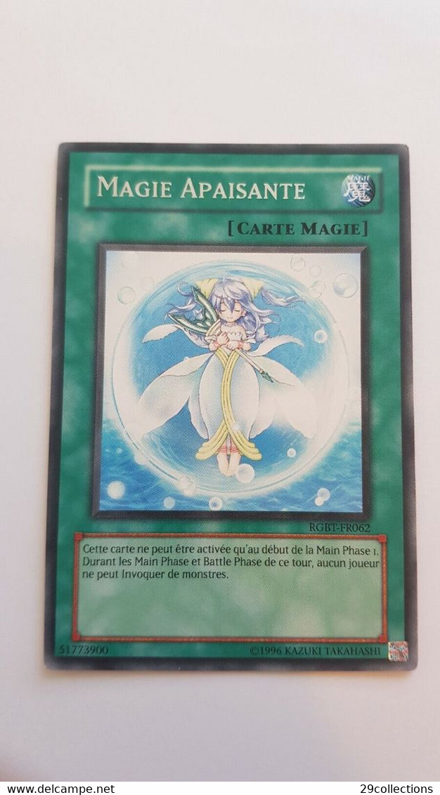 CARTE YU-GI-OH Magie Apaisante RGBT-FR062- Rage Des Guerriers -RARE- Neuve - VF - Yu-Gi-Oh