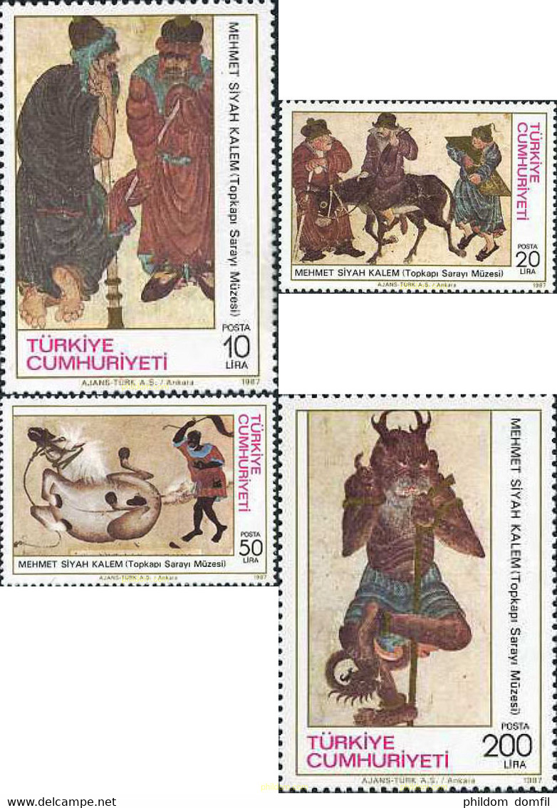 173491 MNH TURQUIA 1987 MEHMET SIYAH KALEM - Colecciones & Series