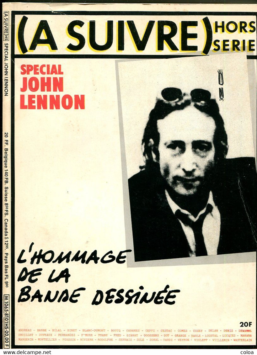 Beatles (A SUIVRE) Hors-série Spécial John Lennon 1981 - A Suivre