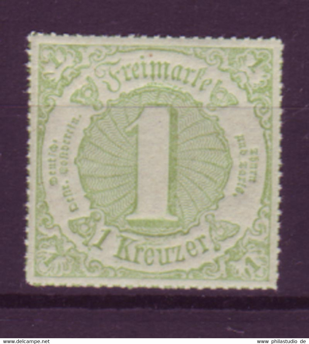 Thurn Und Taxis Mi.Nr. 51 Ziffern  1 Kreuzer Postfrisch - Mint