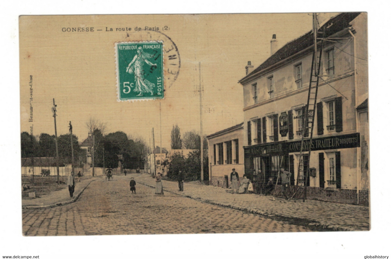 DH1346 - Dep.95 - GONESSE - LA ROUTE PARIS - ETABLISEMET, TRAITEUR - Gonesse