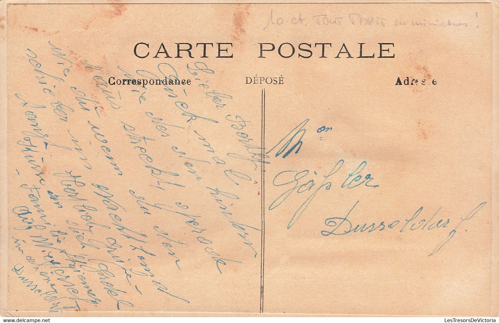 Carte Système - Paris - Si Tu Veux Voir Paris, Ouvre Mon Signal  - Colorisé - Carte Postale Ancienne - A Systèmes