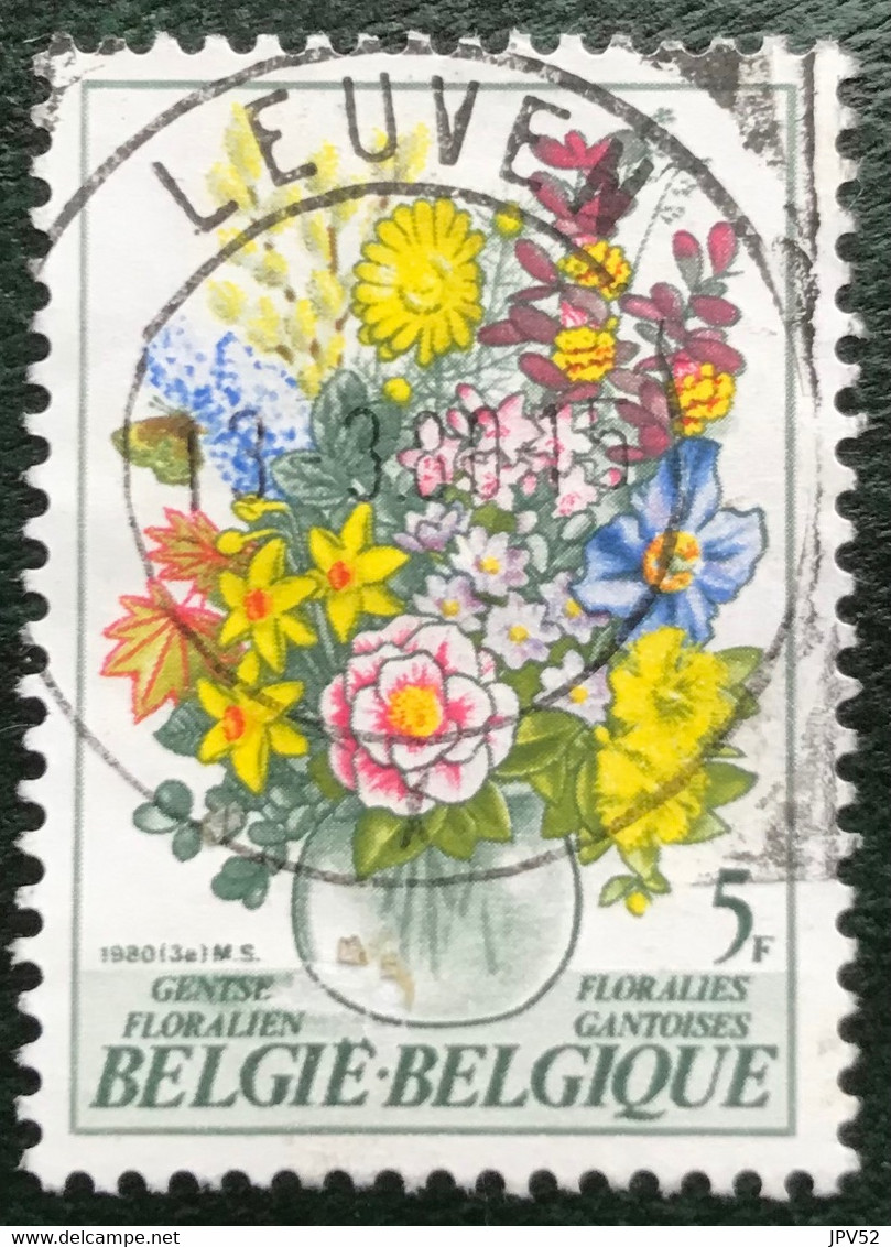 België - Belgique - C15/13 - (°)used - 1980 - Michel 2017 - Gentse Floraliën - LEUVEN - Oblitérés