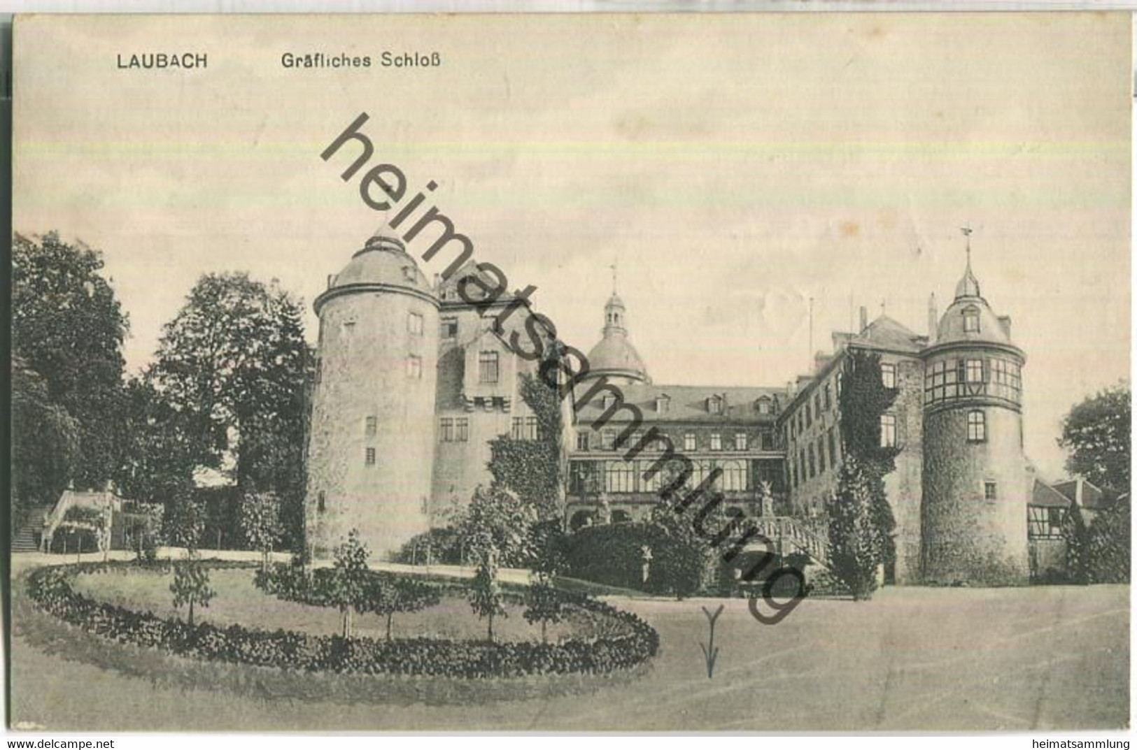 Laubach - Gräfliches Schloss - Verlag Ed. Göbel II Laubach - Laubach