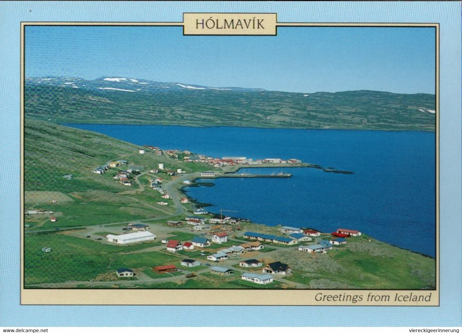 ! Moderne Ansichtskarte Aus Island, Iceland, Holmavik - Islande