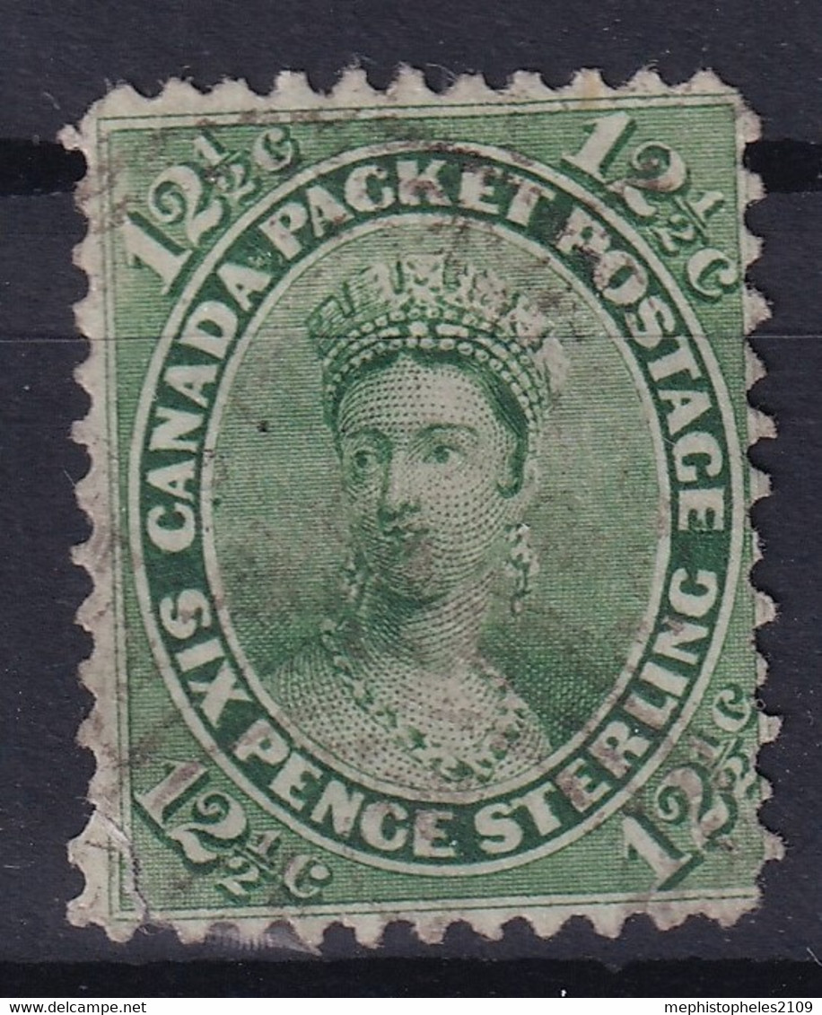 CANADA 1859 - Canceled - Sc# 18 - 6p - Gebruikt