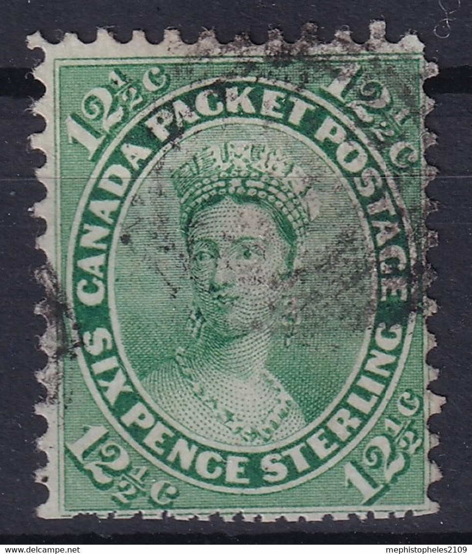 CANADA 1859 - Canceled - Sc# 18 - 6p - Gebruikt