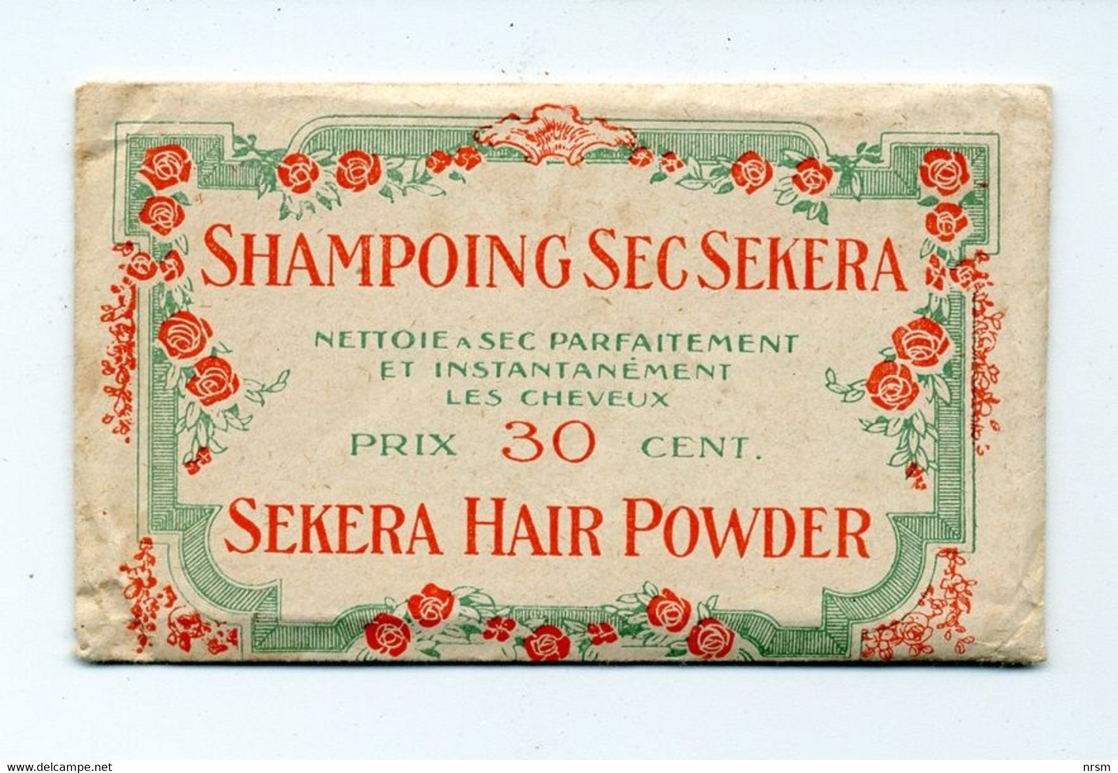 Shampoing Sec SEKERA / Ancien Sachet De Shampoing En Poudre / Sekera Hair Powder - Produits De Beauté