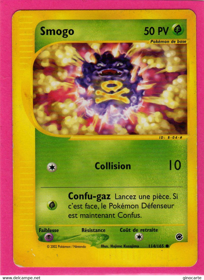 Carte Pokemon Francaise 2002 Wizards Expedition 114/165 Smogo 50pv Occasion - Wizards