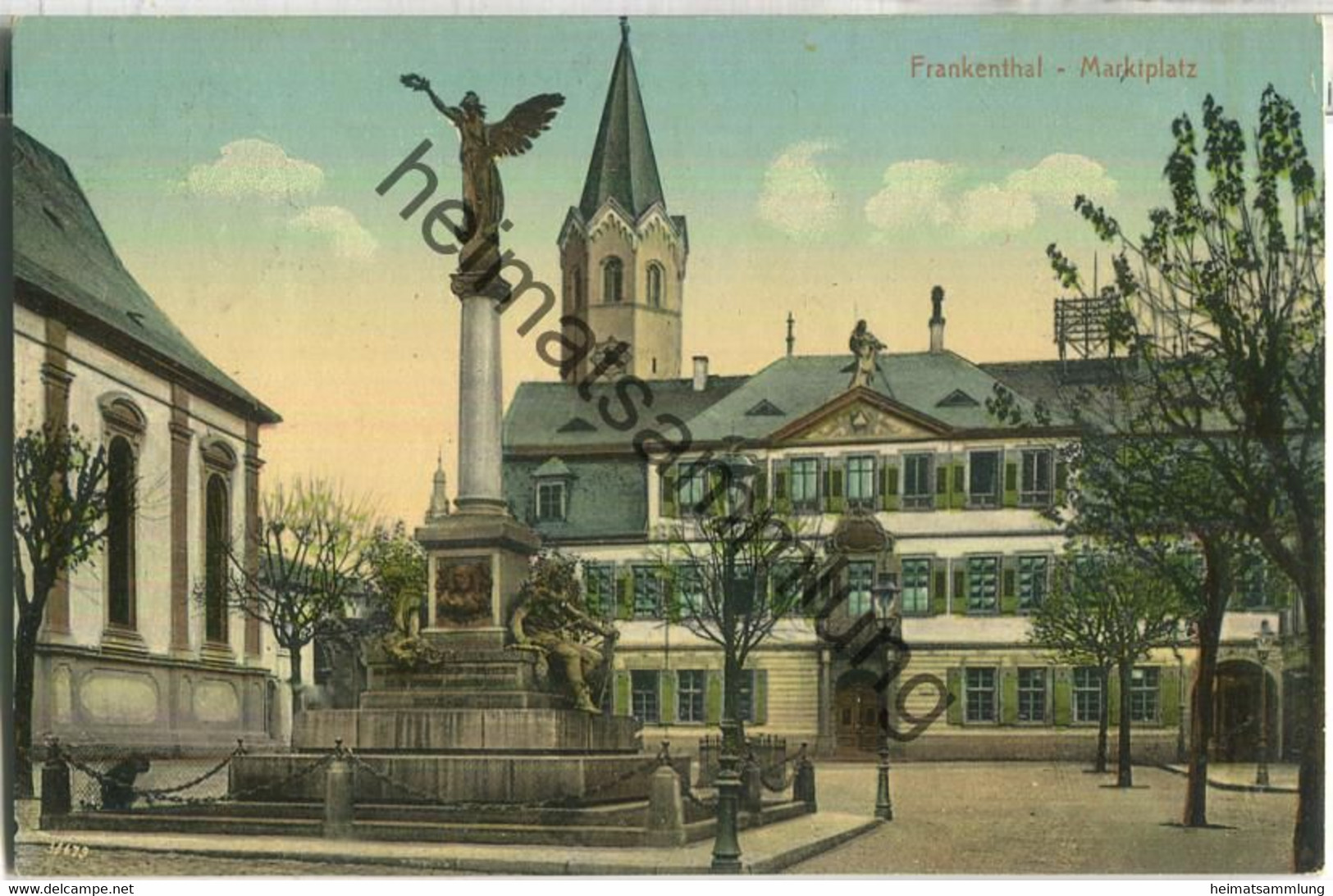 Frankenthal - Marktplatz - Verlag Hepp Mannheim - Frankenthal