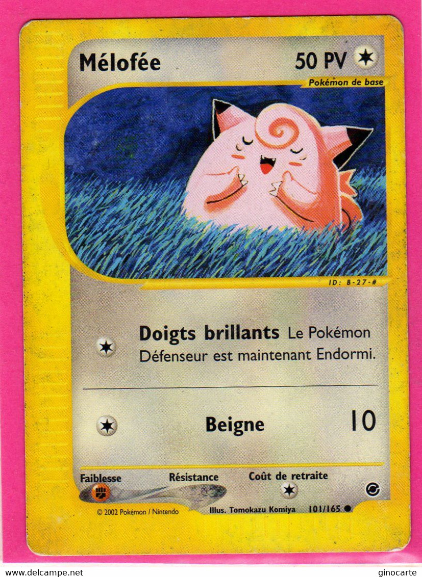 Carte Pokemon Francaise 2002 Wizards Expedition 101/165 Melofée 50pv Occasion - Wizards