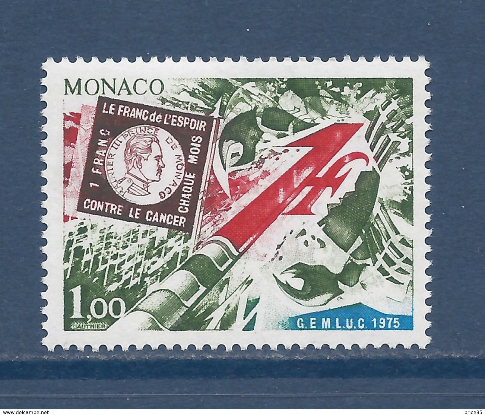 Monaco - Yt N° 1014 ** - Neufs Sans Charnière - 1975 - Neufs