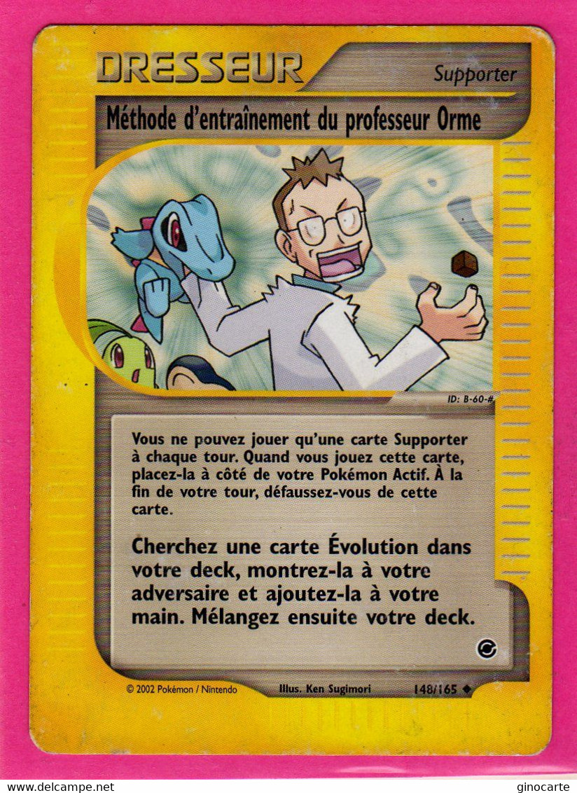 Carte Pokemon Francaise 2002 Wizards Expedition 148/165 Methode D'entrainement Du Professeur Orme - Wizards