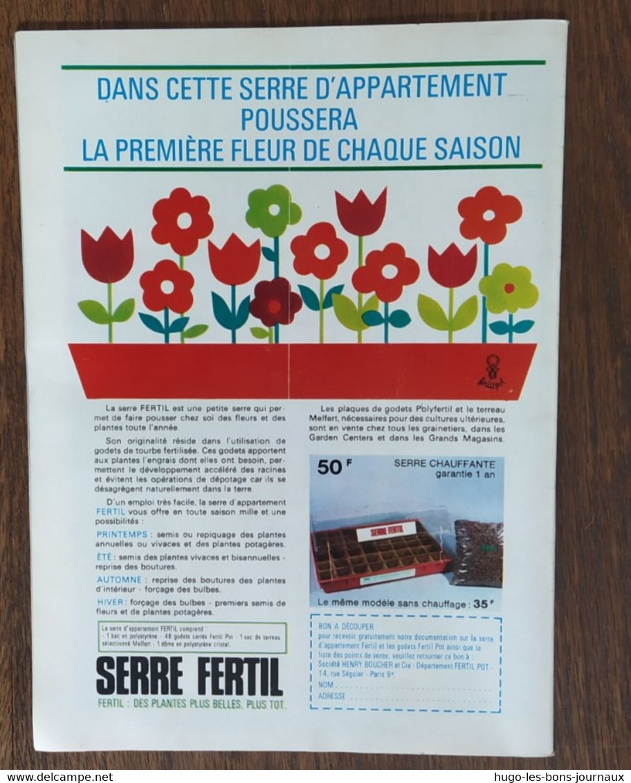 Rustica_N°112_20 Février 1972_Les Fleurs De Pierres_Les Chauffe-terre - Garten