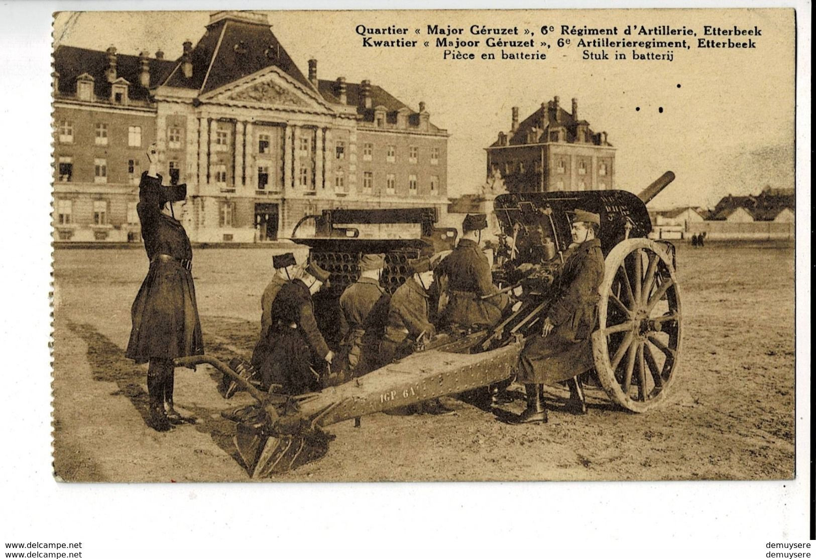 52454 - QUARTIER MAJOR GERUZET 6 E REGIMENT D ARTILLERIE - ETTERBEEK - Etterbeek