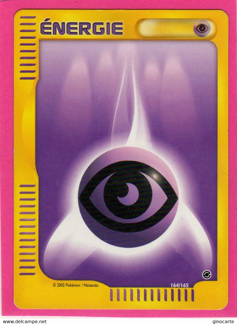 Carte Pokemon Francaise 2002 Wizards Expedition 164/165 Energie Bon Etat - Wizards