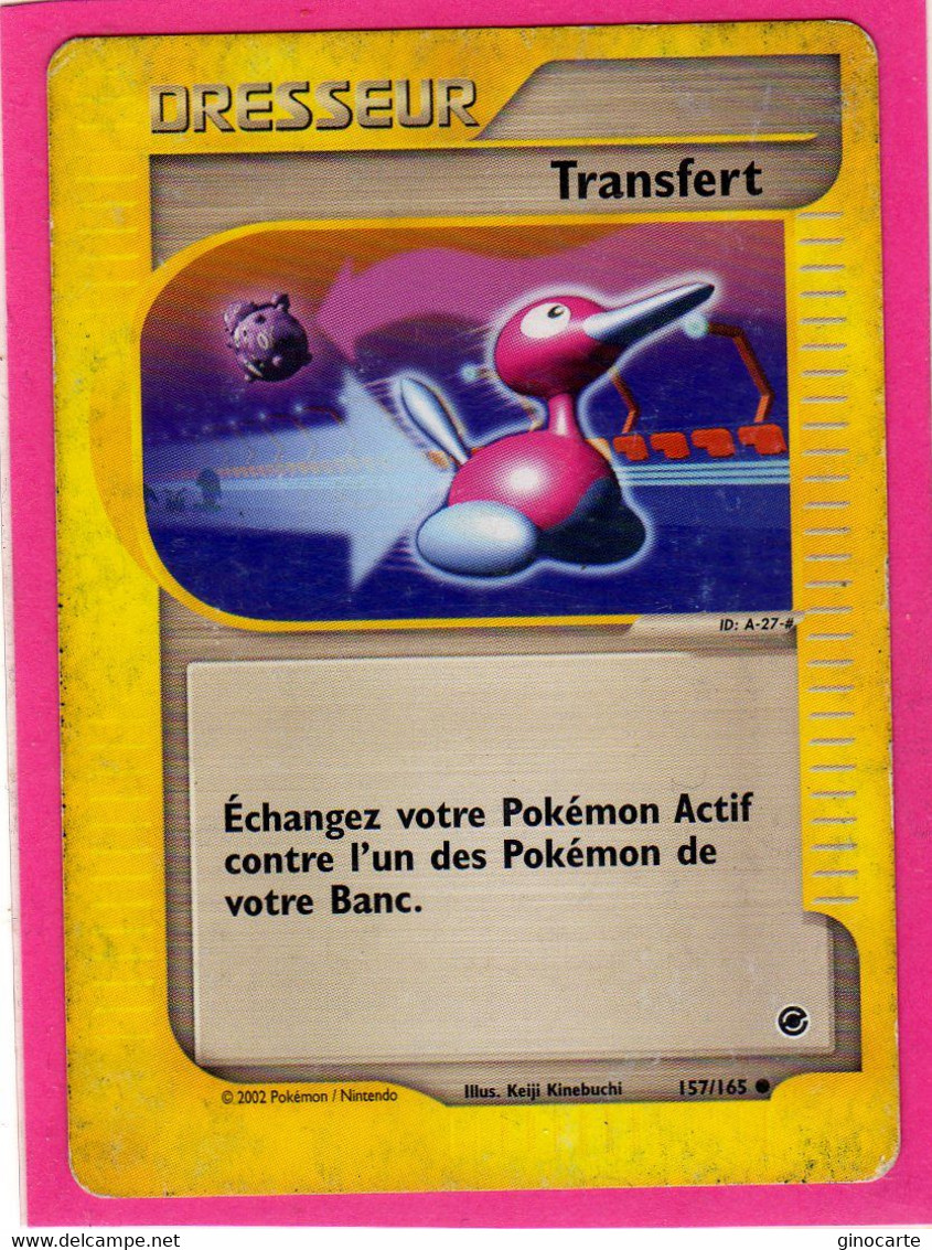 Carte Pokemon Francaise 2002 Wizards Expedition 157/165 Transfert Occasion - Wizards