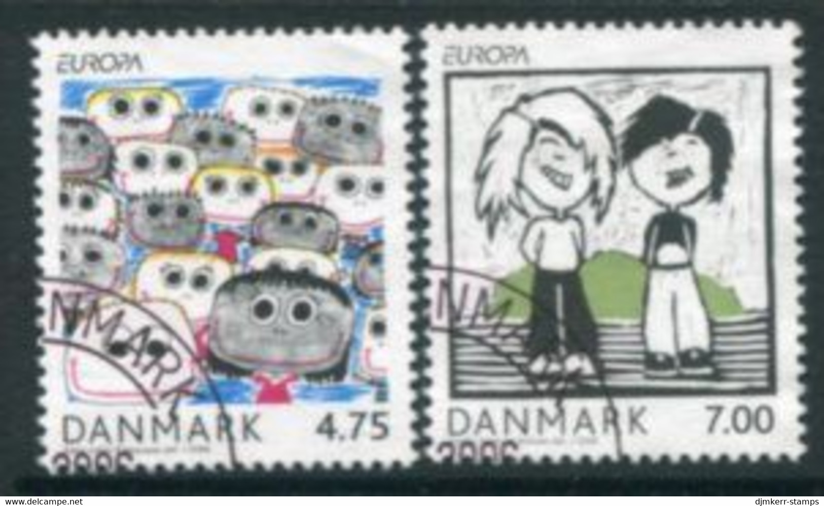 DENMARK 2006 Europa: Integration Used  Michel  1444-45 - Usati