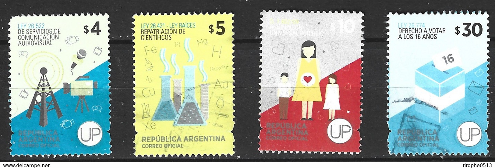 ARGENTINE. Timbres Oblitérés De 2014. - Used Stamps