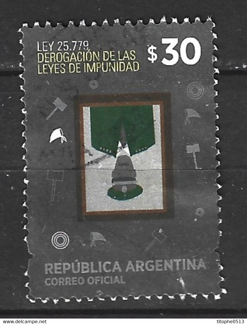 ARGENTINE. Timbre Oblitéré De 2014. Justice. - Used Stamps
