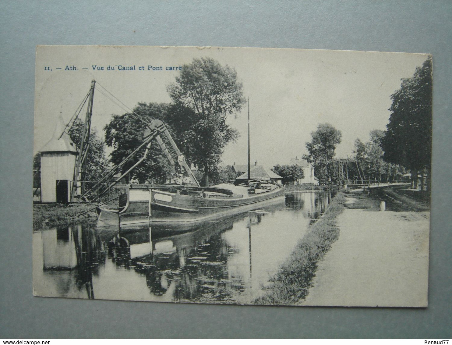 Ath - Vue Du Canal Et Pont Carré - Ath