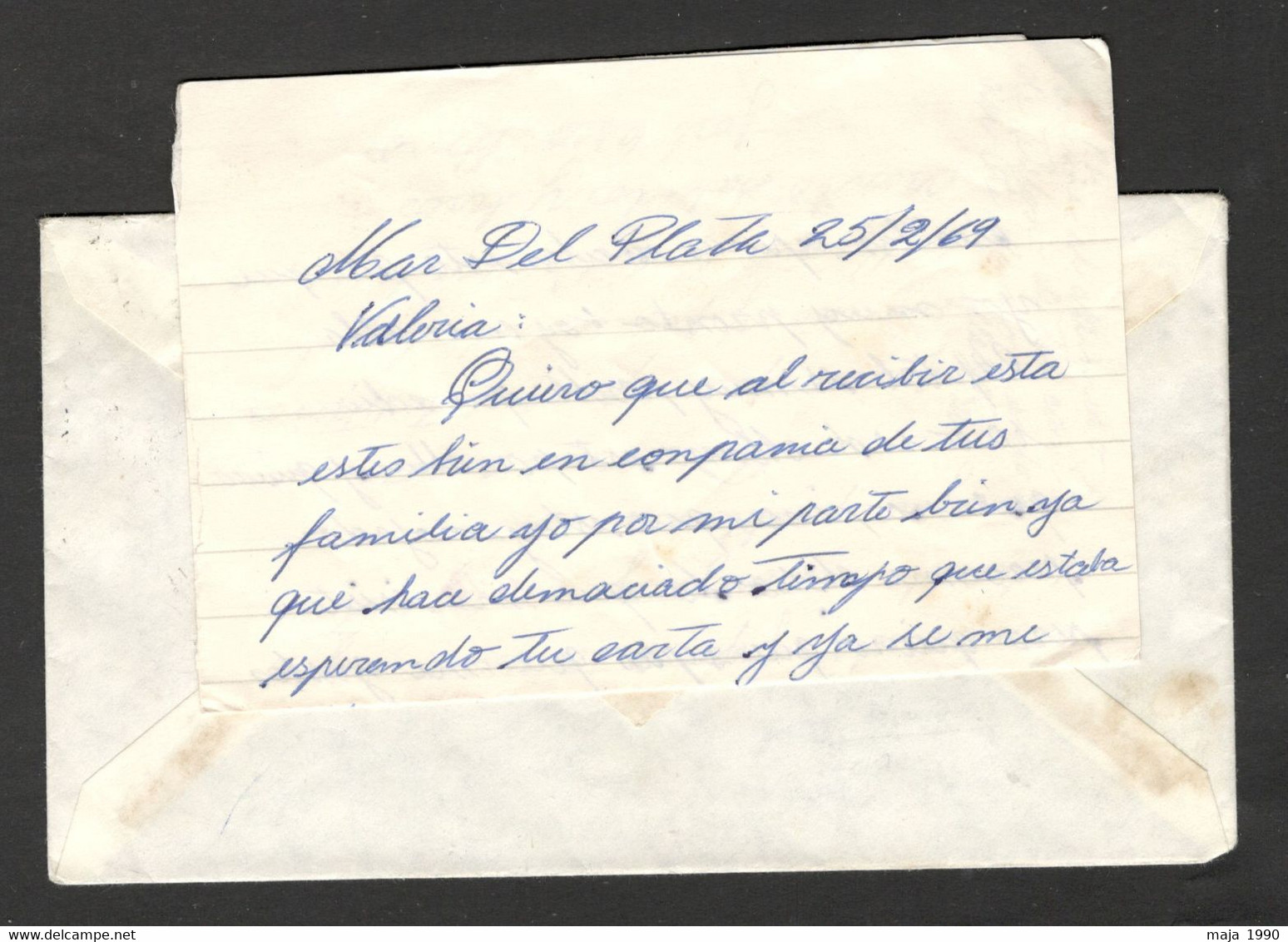 ARGENTINA - REGISTERED LETTER - 1969. - Briefe U. Dokumente