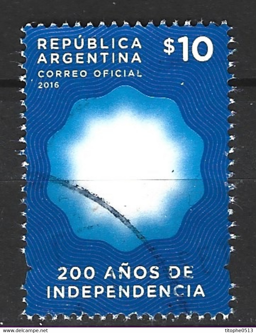 ARGENTINE. Timbre Oblitéré De 2016. 200 Ans D'Indépendance. - Gebraucht