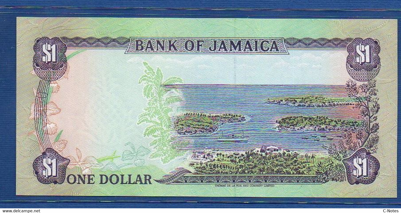 JAMAICA - P.68Ad– 1 Dollar 1990 UNC, Serie EC527416 - Jamaica