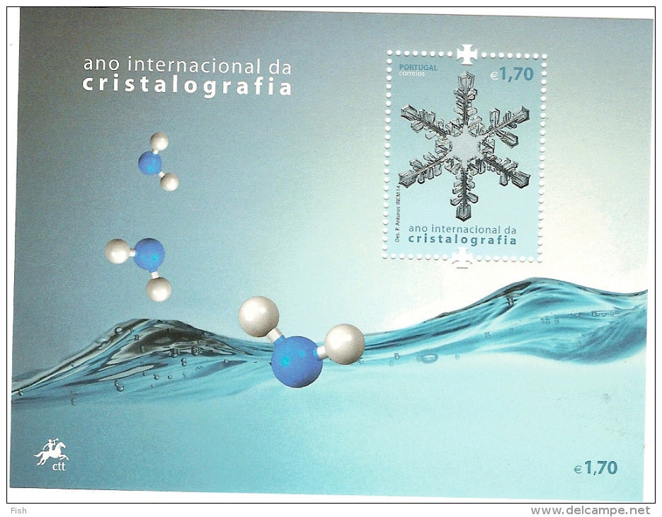 Portugal ** & International Year Of Crystallography  2014 (7881) - Minéraux