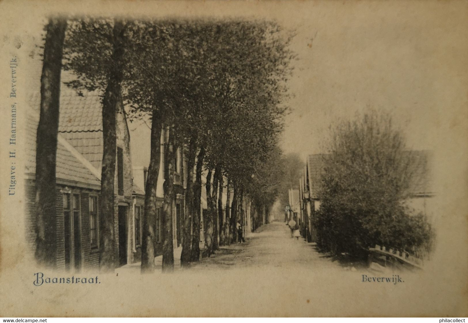 Beverwijk // Baanstraat 1903 Vuil - Vlekkig - Beverwijk