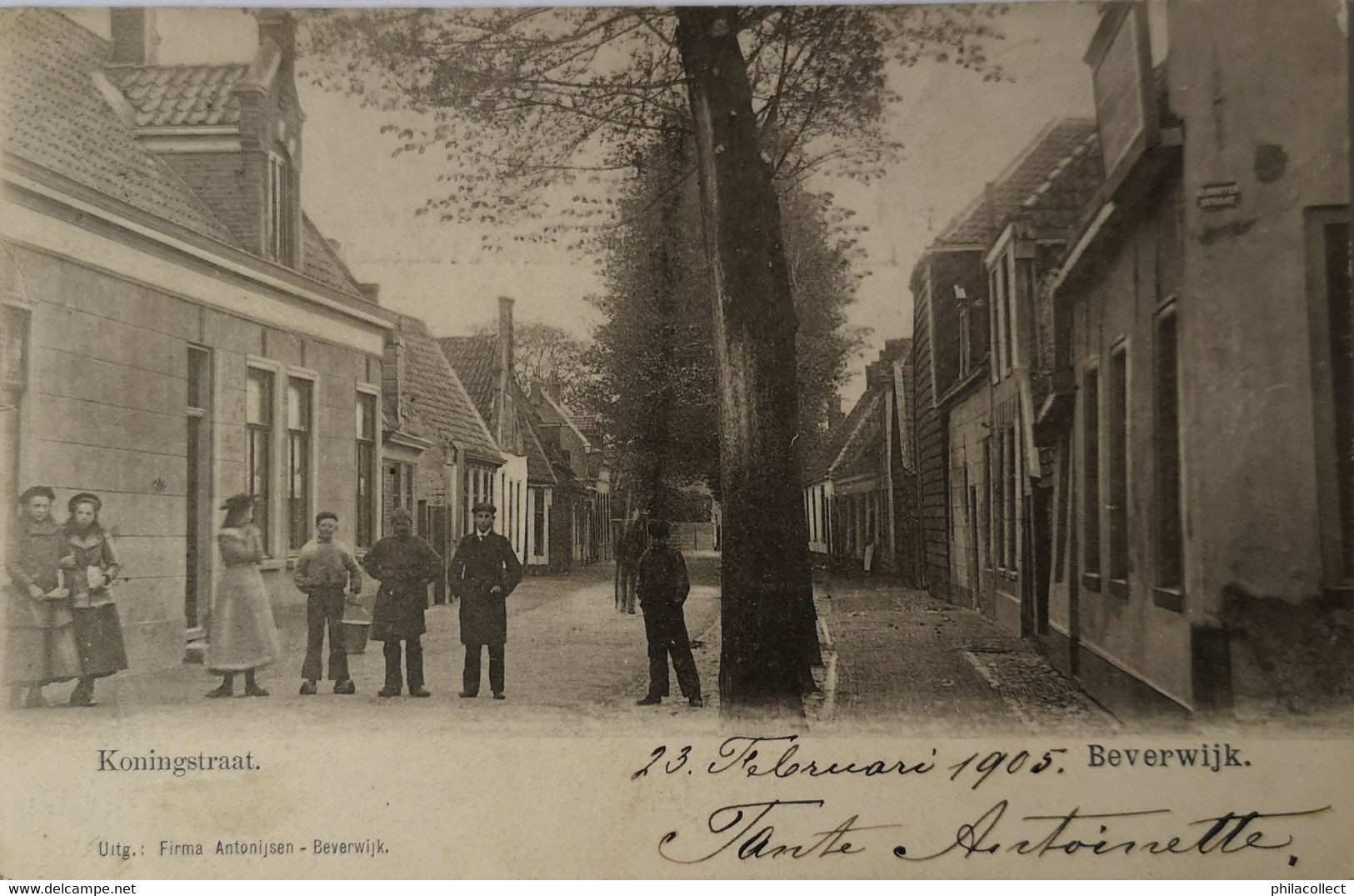 Beverwijk // Koningstraat (geanimeerd) 1905 - Beverwijk