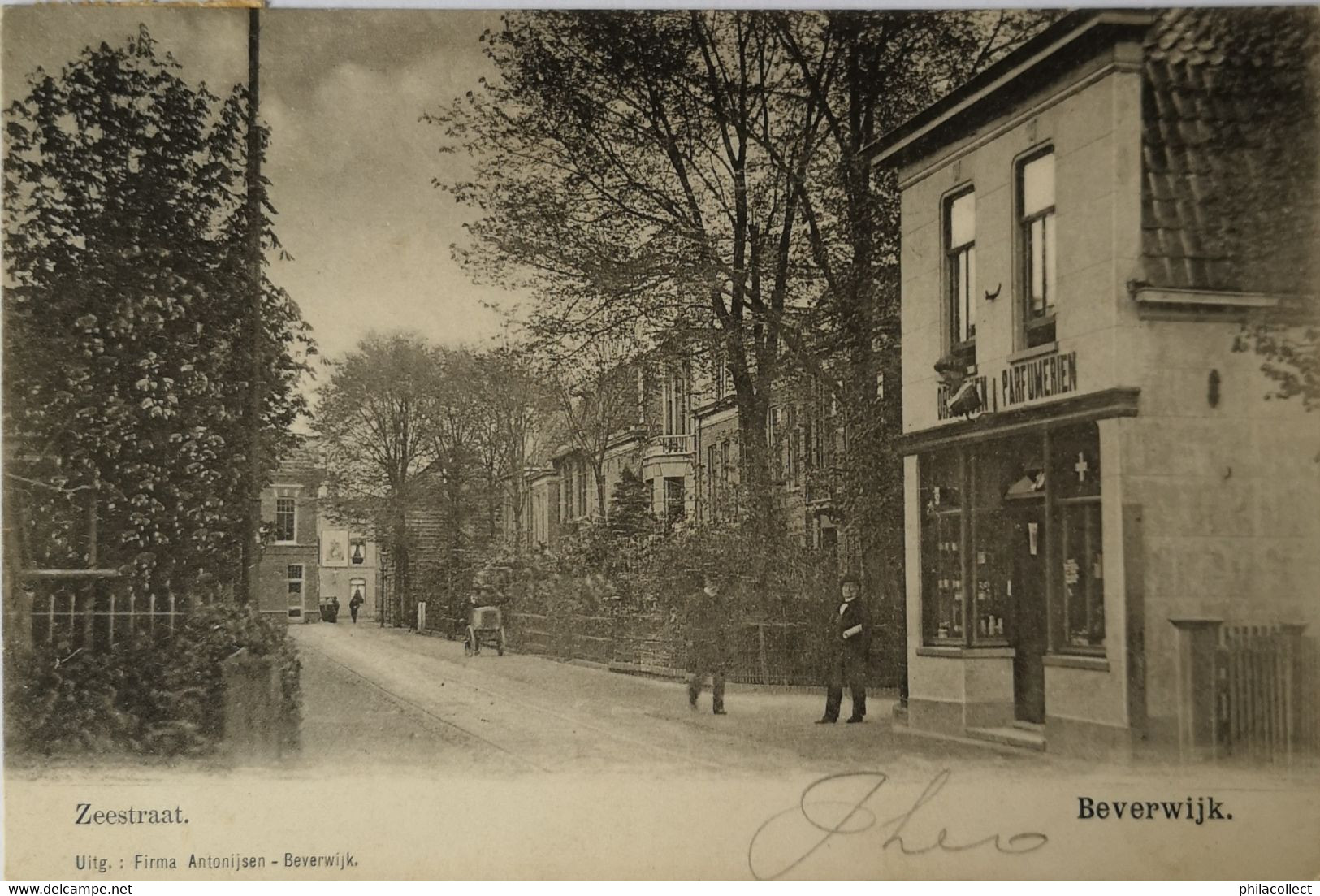 Beverwijk // Zeestraat (Drogisterij & Parfumerien) 1904 - Beverwijk