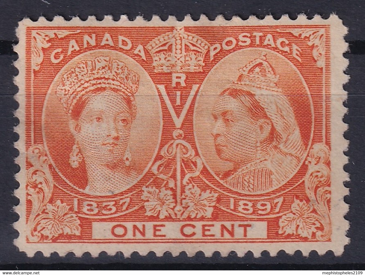 CANADA 1897 - MLH - Sc# 51 - Jubilee 1c - Gebruikt