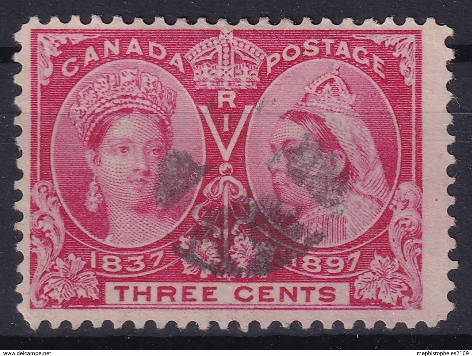 CANADA 1897 - Canceled - Sc# 53 - Jubilee 3c - Gebraucht