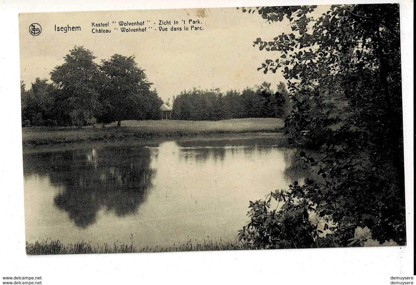 52452 - IZEGEM - ISEGHEM KASTEEL WOLVENHOF ZICHT IN T PARK - Izegem