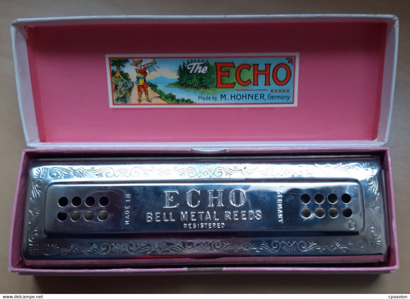 HARMONICA HOHNER ECHO TREMOLO DOUBLE DROIT - Musikinstrumente