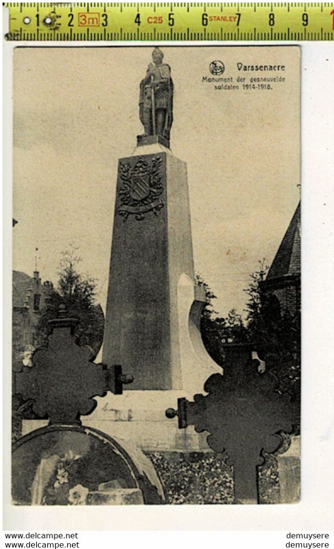 60215 - VARSSENAERE MONUMENT DER GESNEUVELDEN SOLDATEN 1914-1918 - Jabbeke