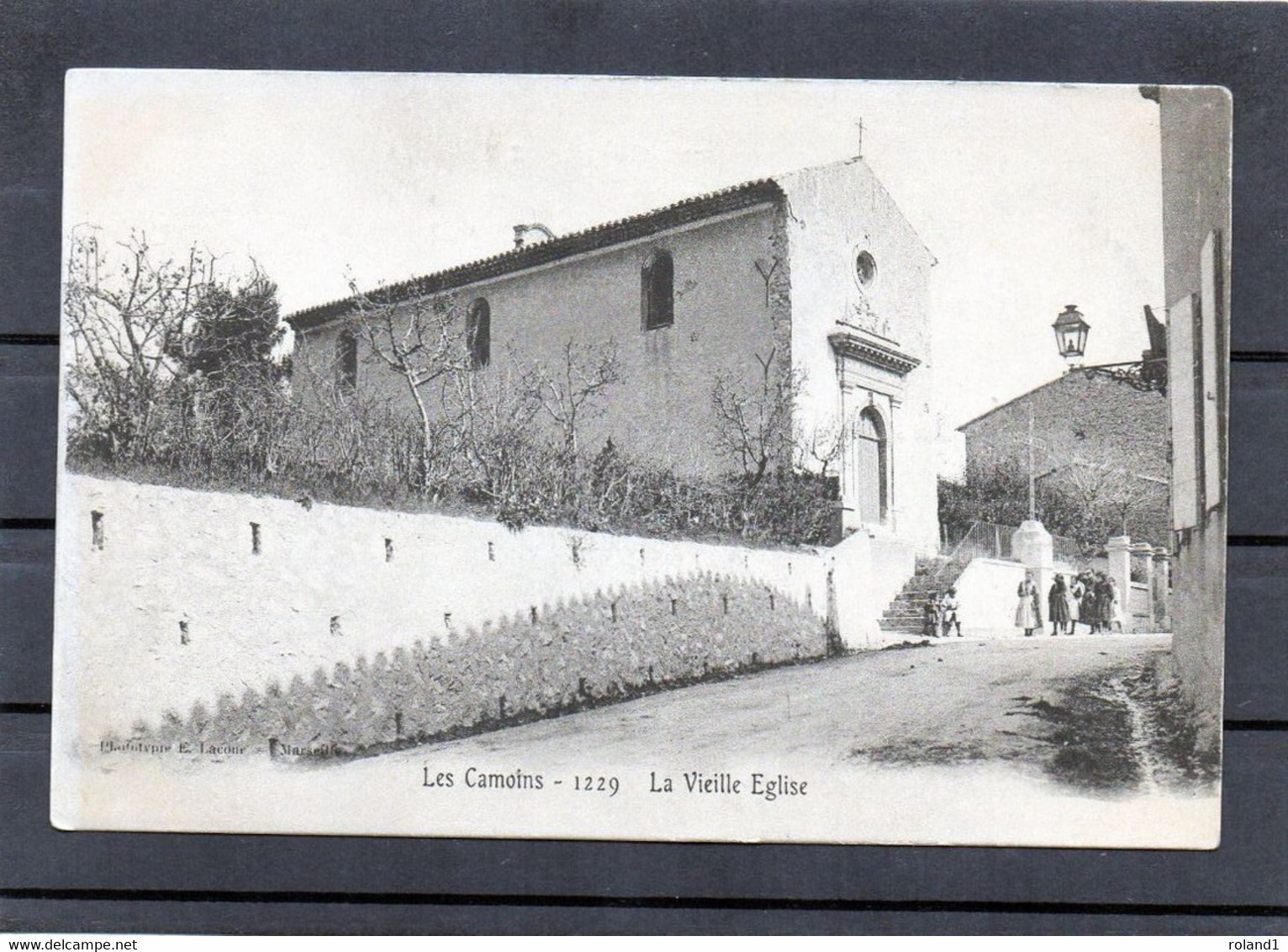 Marseille - Les Camoins - La Vieille Eglise.( édit. E.Lacour ). - Les Caillols, La Valentine